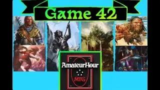 AmateurHourMTG Game #42 Abdel Adrian | Street Urchin vs Winota vs Animar vs Dargo | Ikra