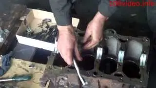 Сборка нижней части двигателя Opel vivaro 2.5 2004года.