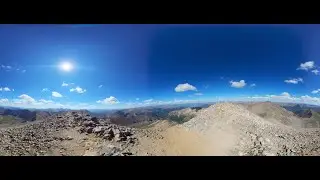 Greys Peak 14'er, Colorado. (360 Video)