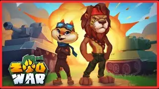 Zoo War: 3v3 Tank Online HD Gameplay