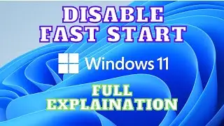 How to disable fast startup