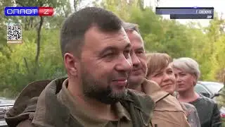 Денис Пушилин и Андрей Турчак проинспектировали школы в Снежном