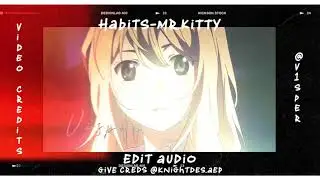 habits edit aud