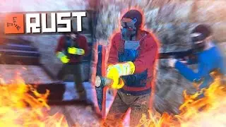 RUST - РЕЙД ТРОЙНОГО АНТИРЕЙД ДОМА В СКАЛЕ (РАСТ РЕЙД)