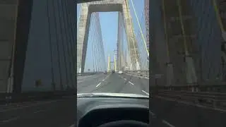 Crossing the Iconic Zuari Bridge in Goa, India