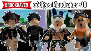 TODOS CÓDIGOS DE ROUPAS E ACESSÓRIOS MANDRAKES ID DE CÓDIGOS NO BROOKHAVEN 🏡 RP
