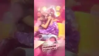 Kim Shantal y Malcriado beso