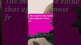 Learn basic Statistics in less than 30 minutes part 3 | What is Mode | The Statisticians
