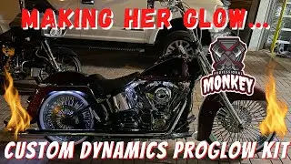 Harley Vicla Pro Glow Light Setup - A good winter time project if you like to light up your ride!