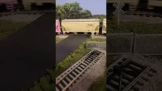 CSX SD70ACe Local Freight #modeltrainlayout #csx