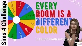 Every room is a different color | sims 4 | Talking DUTCH (with captions)