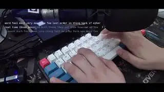 Lubed and Filmed Gateron Yellow Sound Test | RK G68 | POM Plate