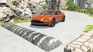 Cars Vs Massive Speed Bump #8 - BeamNG Drive | CRASHhub