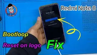 Xiaomi red mi note 8  boot loop fix/reset on logo Fix/Hang on logo fix
