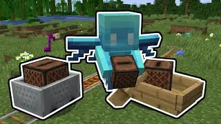 Making Minecraft Jukeboxes Portable in the Dumbest Ways...
