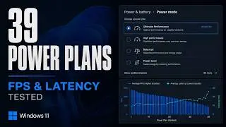 Best Windows Power Plan for Gaming I Tested 39 for FPS & Input Lag
