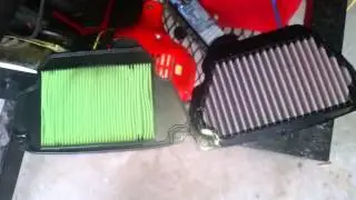 DNA air filter install on cbr650f (K&N)