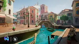 Stylized Italian Town | Unreal Engine | Game-Ready Assets