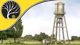 Rustic Water Tower – N, HO and O Scale | Built-&-Ready® | Woodland Scenics | Model Scenery