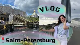 VLOG| САНКТ-ПЕТЕРБУРГ. ПЕТЕРГОФ. Прогулка на КАТЕРЕ. Прогулки по городу