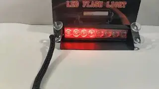 Маячок проблесковый (стробоскоп - мигалка) 12V (8 led диодов) синий+красный  - LED-strobelight8