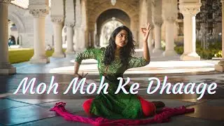 Moh Moh Ke Dhaage | Waacking Bollywood Dance | DanceWithAbby Choreography