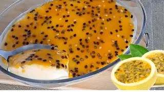 COMO FAZER MOUSSE DE MARACUJÁ SEM GELATINA | 3 INGREDIENTES | FÁCIL E RÁPIDO