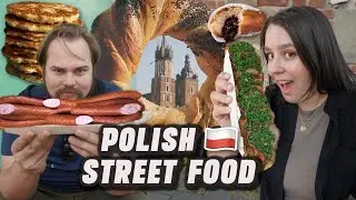 Polish STREET FOOD Tour in Kraków Poland! 🇵🇱