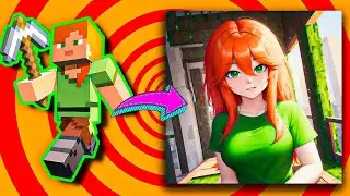 Minecraft anime characters