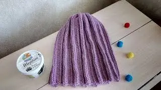 Шапка узором КЛОКЕ (перезаливка)