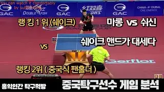 analysis of table tennis of Chinese style penholder strongest  and Shake@tabletennis.mukbang