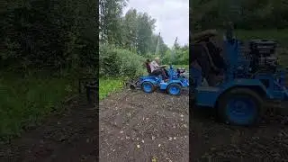 мини Культиватор на самодельный минитрактор переломка 4×4