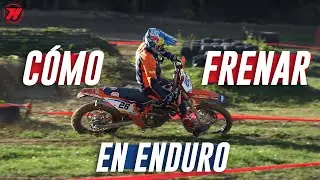 ENDURO TECHNIQUES 🔥 How to BRAKE on an ENDURO motorcycle with JOSEP GARCÍA 🥇