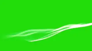 particle wave form green screen video for smooth bg