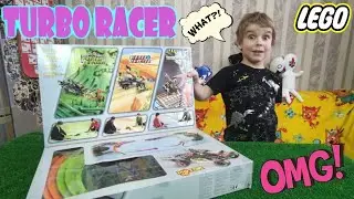 БЕШЕНАЯ МАШИНА ТУРБО РЕЙСЕР ЛЕГО ТЕХНИК/Игрушка из прошлого/Lego Technic Competition Turbo Raser
