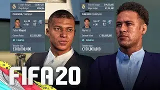 SIGNING NEYMAR & MBAPPE IN FIFA 20 CAREER MODE!!!
