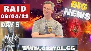 Big News on Mythical Champs - Day 5 Strategos Islin - Raid Today 09/04/23 || Raid Shadow Legends