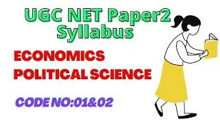 UGC NET Paper2 Syllabus|Economics|Political Science