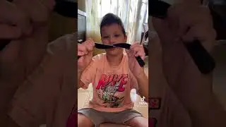 ТЁТЯ НАТАША И ТИМУР/ДЕЛАЕМ ОЧКИ ИЗ ПЛАСТМАССОВЫХ НОЖЕЙ