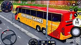 Offroad Bus Drive Simulator 3D - Real City Euro Coach Bus Driving 2024 - Android GamePlay