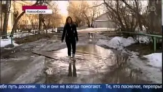 Провалилась в лужу   новые лучшие прикол самые смешное видео Фейлы fail коты девушки путин ржач нови