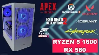 GAMING on my $110 BUNDLE ! [ RYZEN 5 1600 & RX 580 8GB in 2024 ]