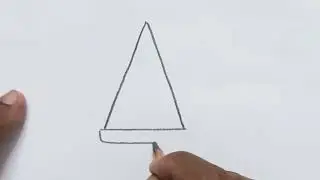 Objects Drawing from Triangle | Easy Drawing for Kids 👶 