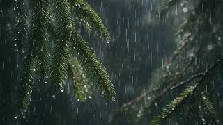 10 SAATLİK YAĞMUR SESİ 🌧️😴| Huzurla Uyumak İçin Kesintisiz 10 Saatlik Yağmur Sesi ve Görüntüsü