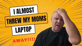 Upgrading the RAM (Memory) and cleaning my moms laptop | Data Backup & Windows Install