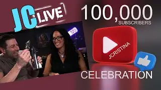 JC LIVE Show 100K Milestone YouTube Play Button