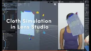 Cloth Simulation in Lens Studio and Group vertex using Vertex Paint || Rbkavin Studio