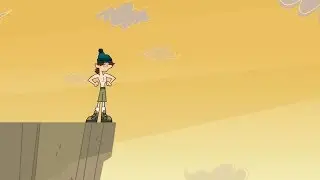 Total Drama Island - Ezekiel jumps off the cliff