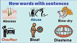 Daily use English words with sentences #dailyenglishwords