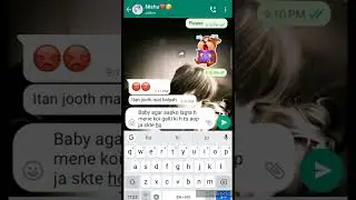 Part-02❤️Pyar Vs Dought😡 Angry Gf bf WhatsApp chat. #whatsappchat #gfbflovechat #lovechat #angrychat